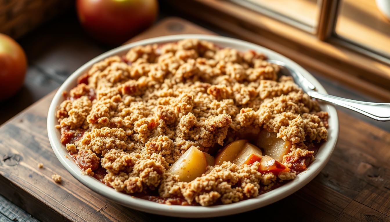 Apple crumble