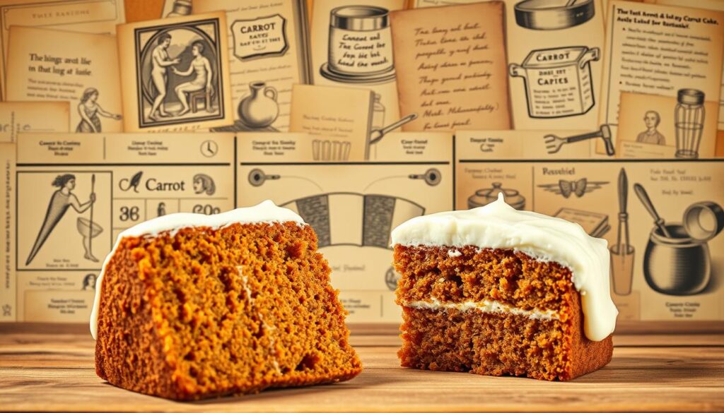 Carrot cake history through time Carrot cake history through time