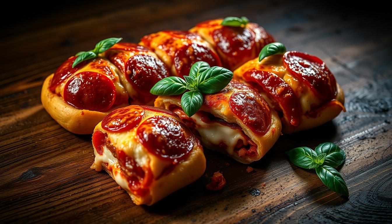 Cheesy Pepperoni Pizza Bombs