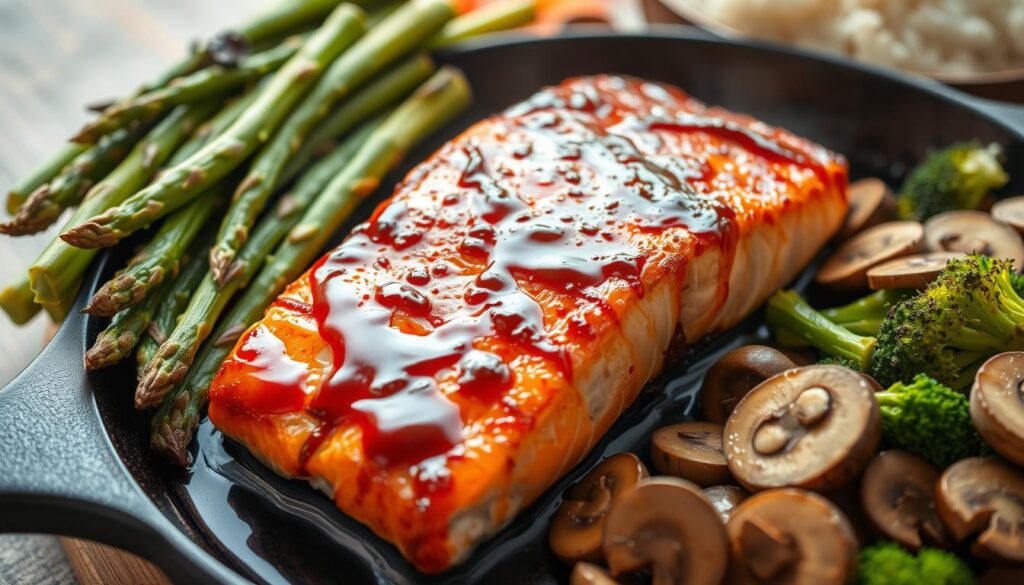 Healthy dinner options with teriyaki salmon Healthy dinner options with teriyaki salmon
