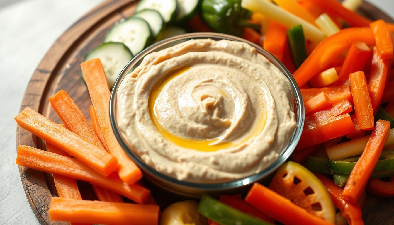 Hummus with Veggie Sticks