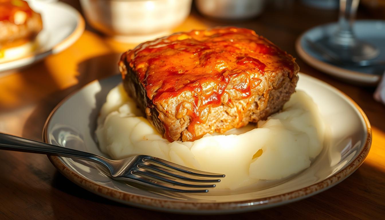 Meatloaf with Mashed Potatoes