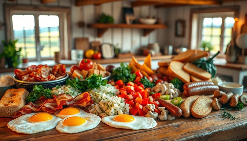 hearty breakfast ingredients hearty breakfast ingredients