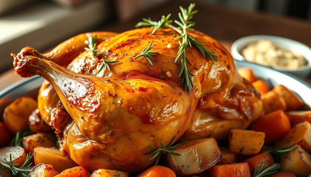 herb butter roasted chicken