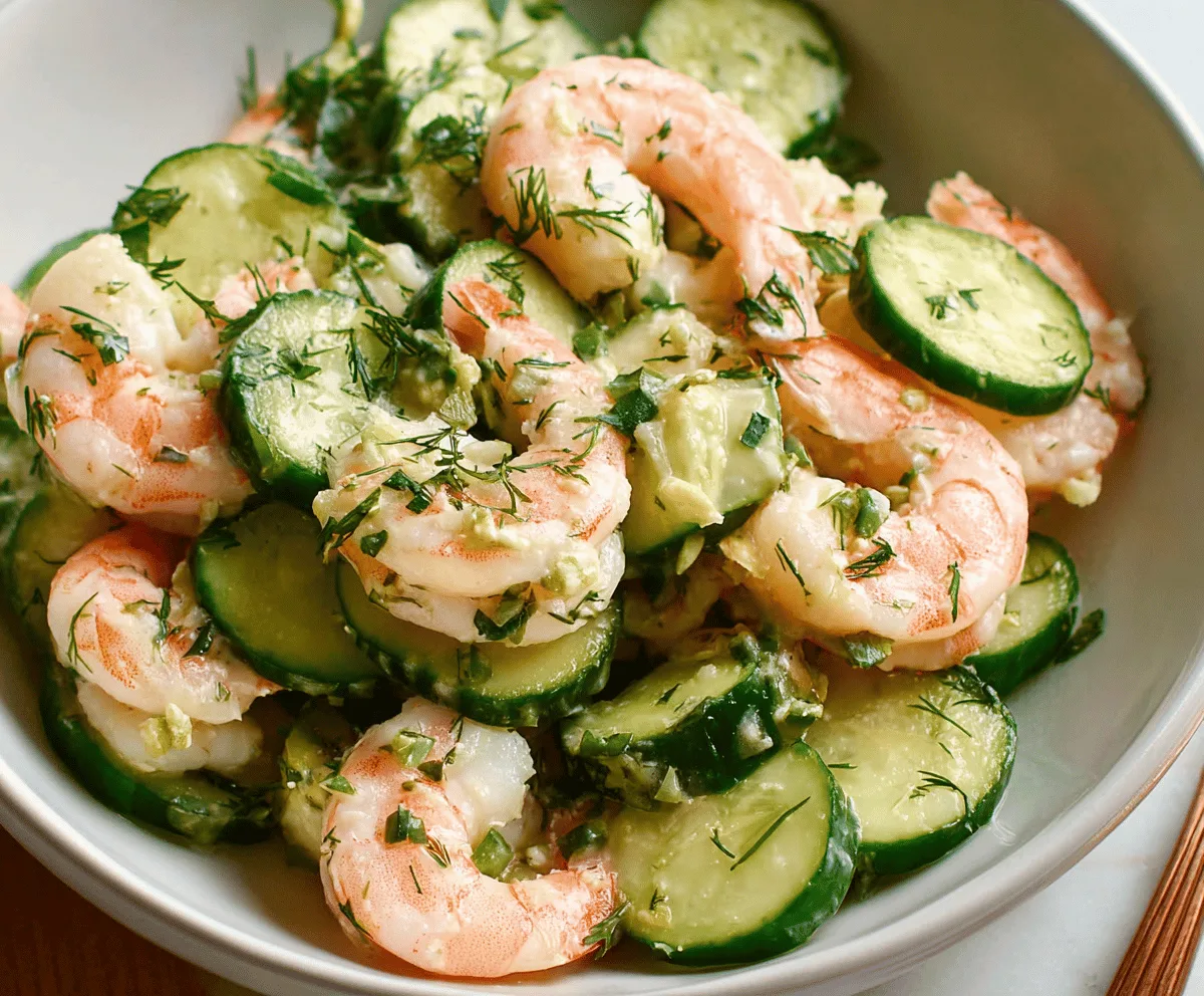 Refreshing Cucumber Shrimp Salad Recipe