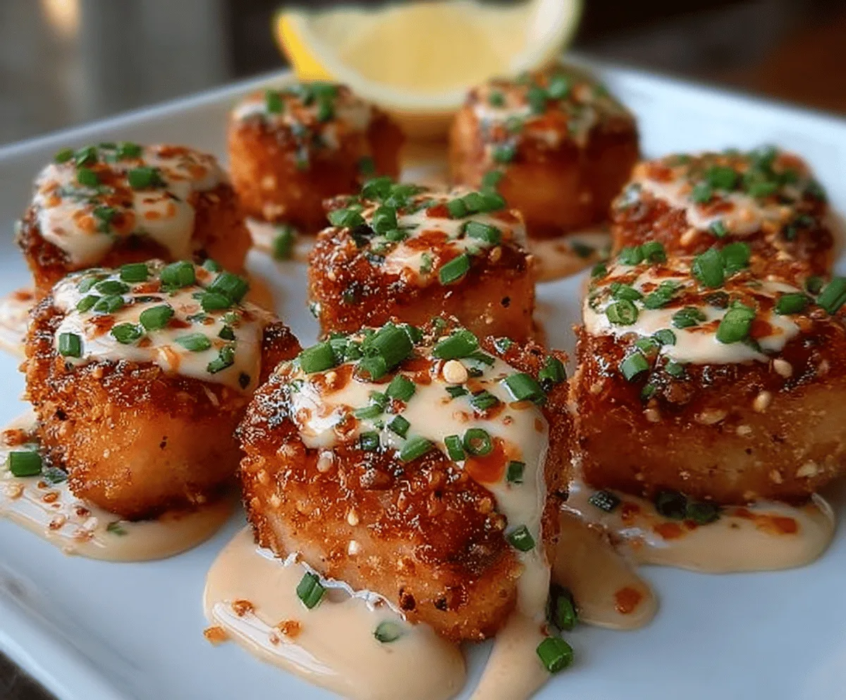 Crispy Bang Bang Salmon Bites Sweet and Spicy