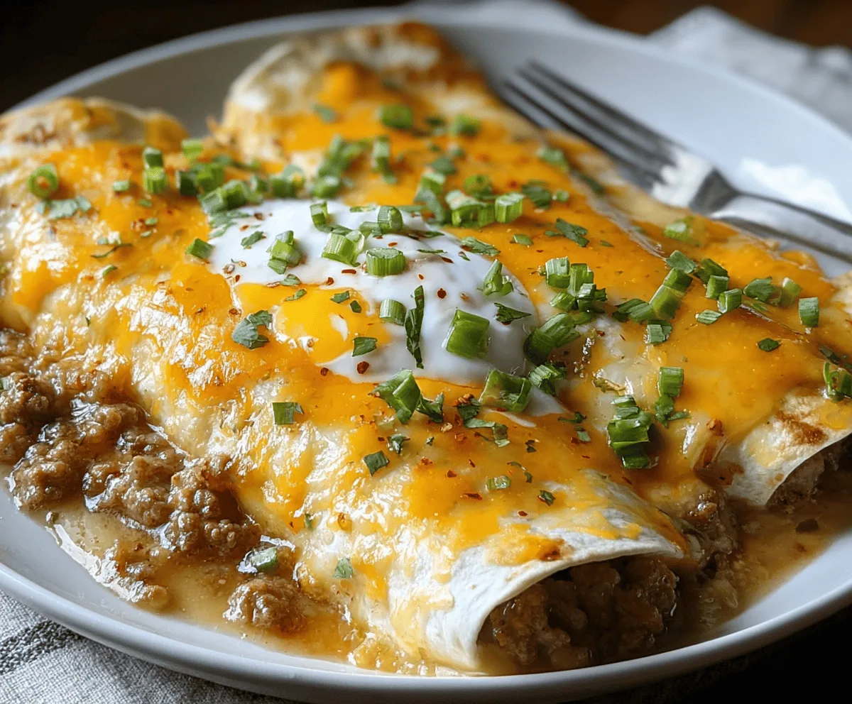 Easy Southern Breakfast Enchiladas