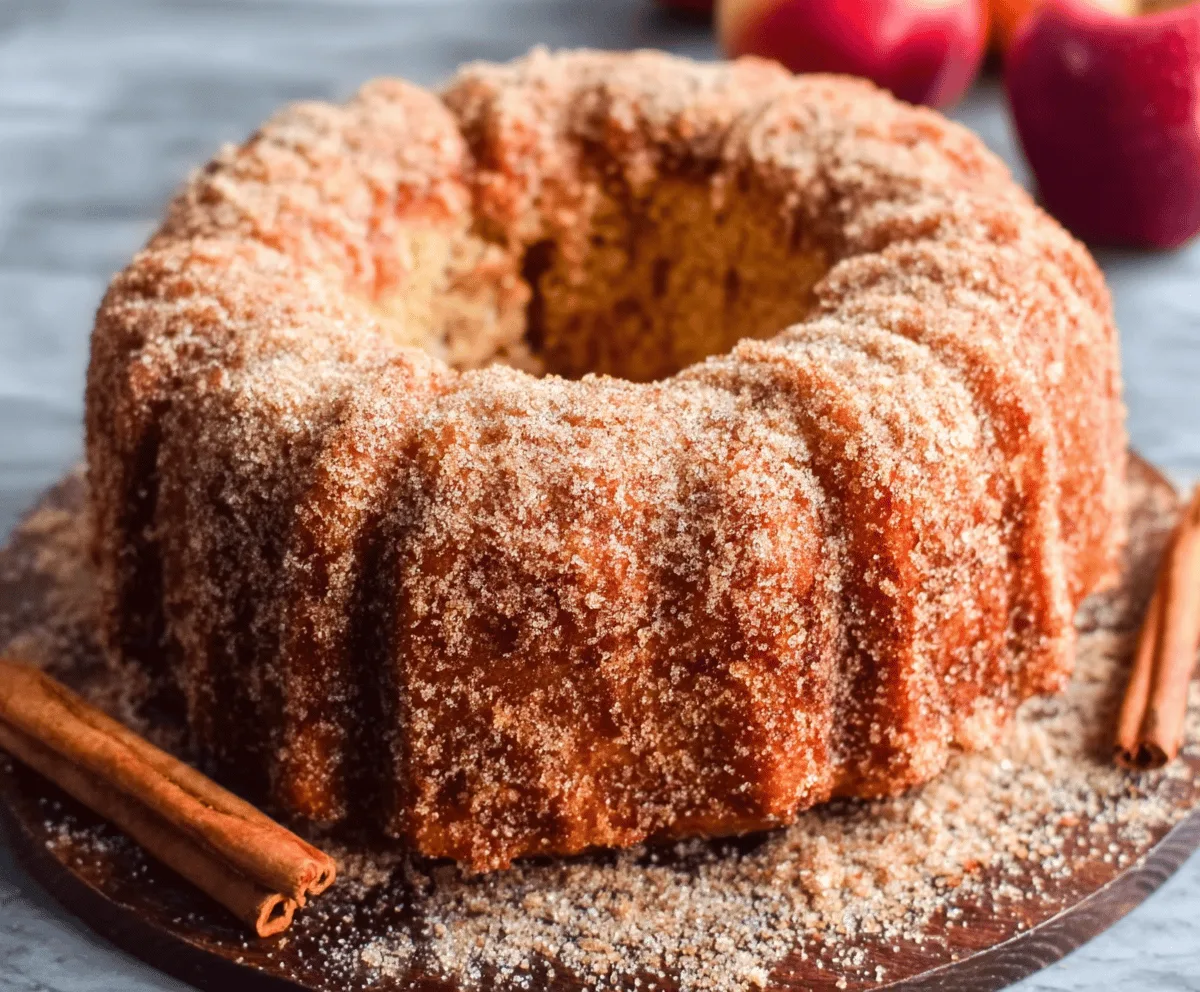 Easy Apple Cider Donut Cake