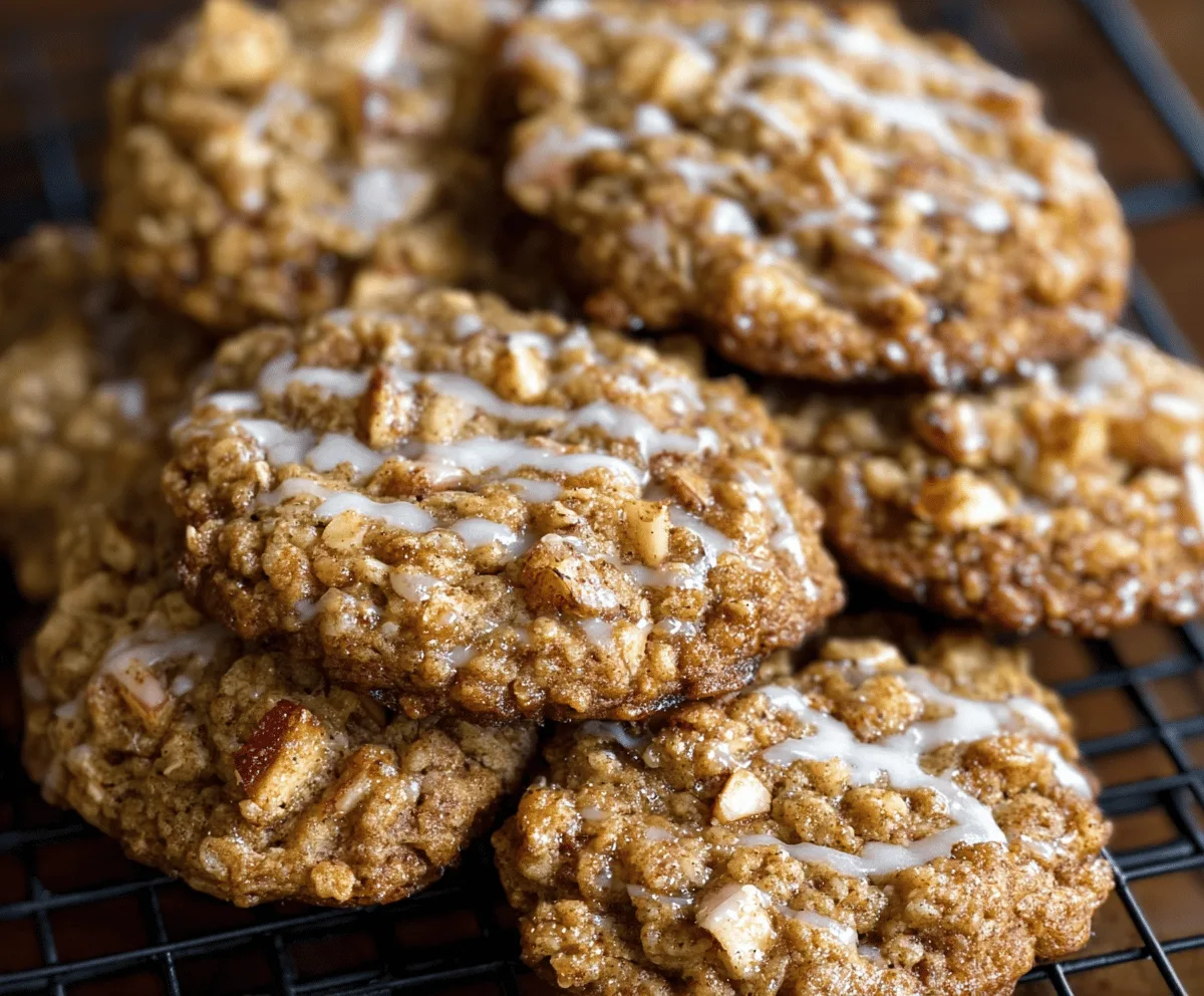 Easy Apple Crisp Cookies