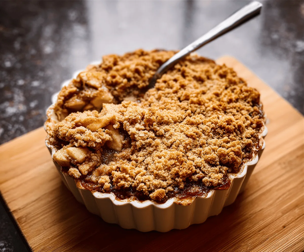 Easy Homemade Apple Crumble