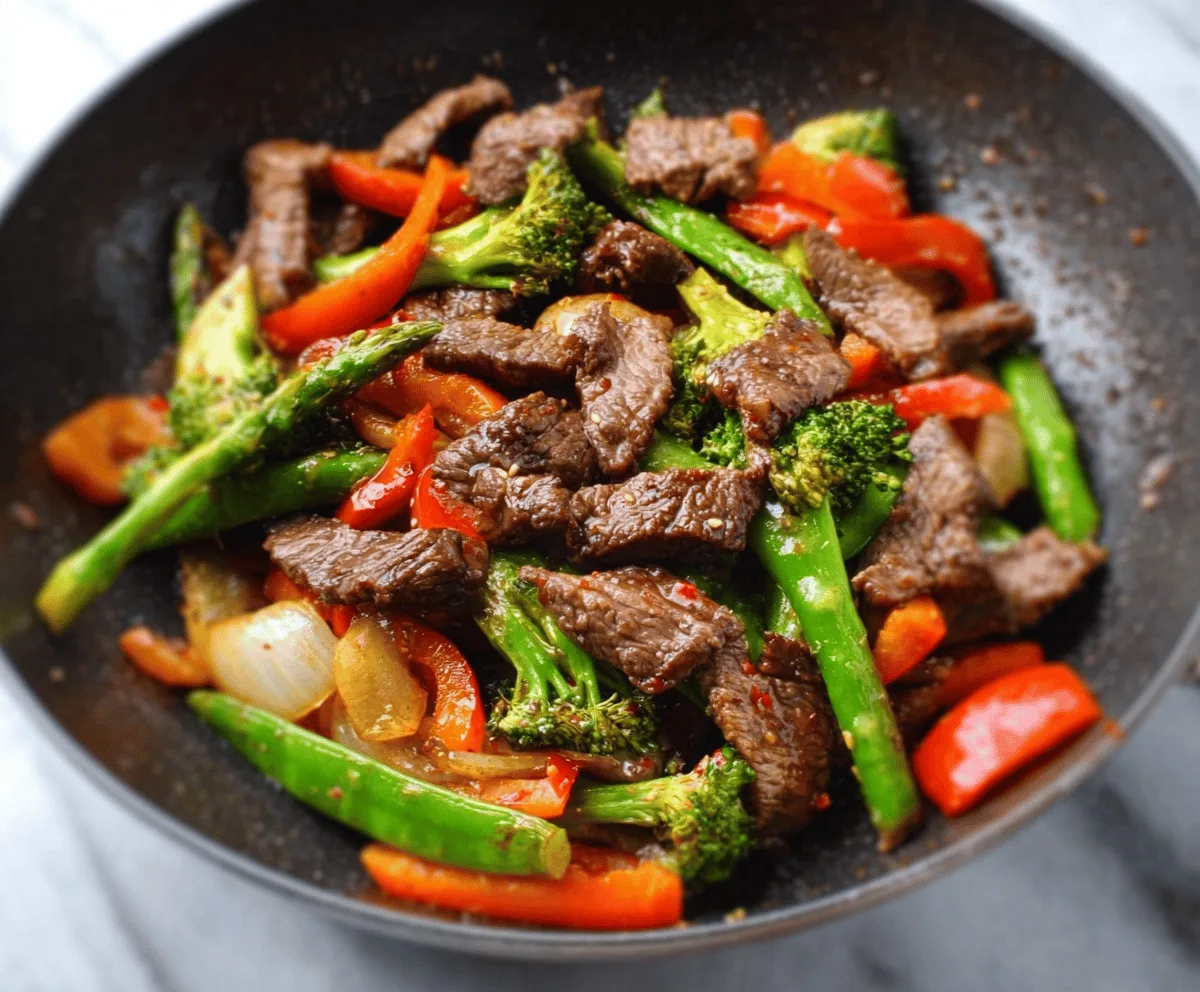 Quick Beef Stir Fry with Veggies