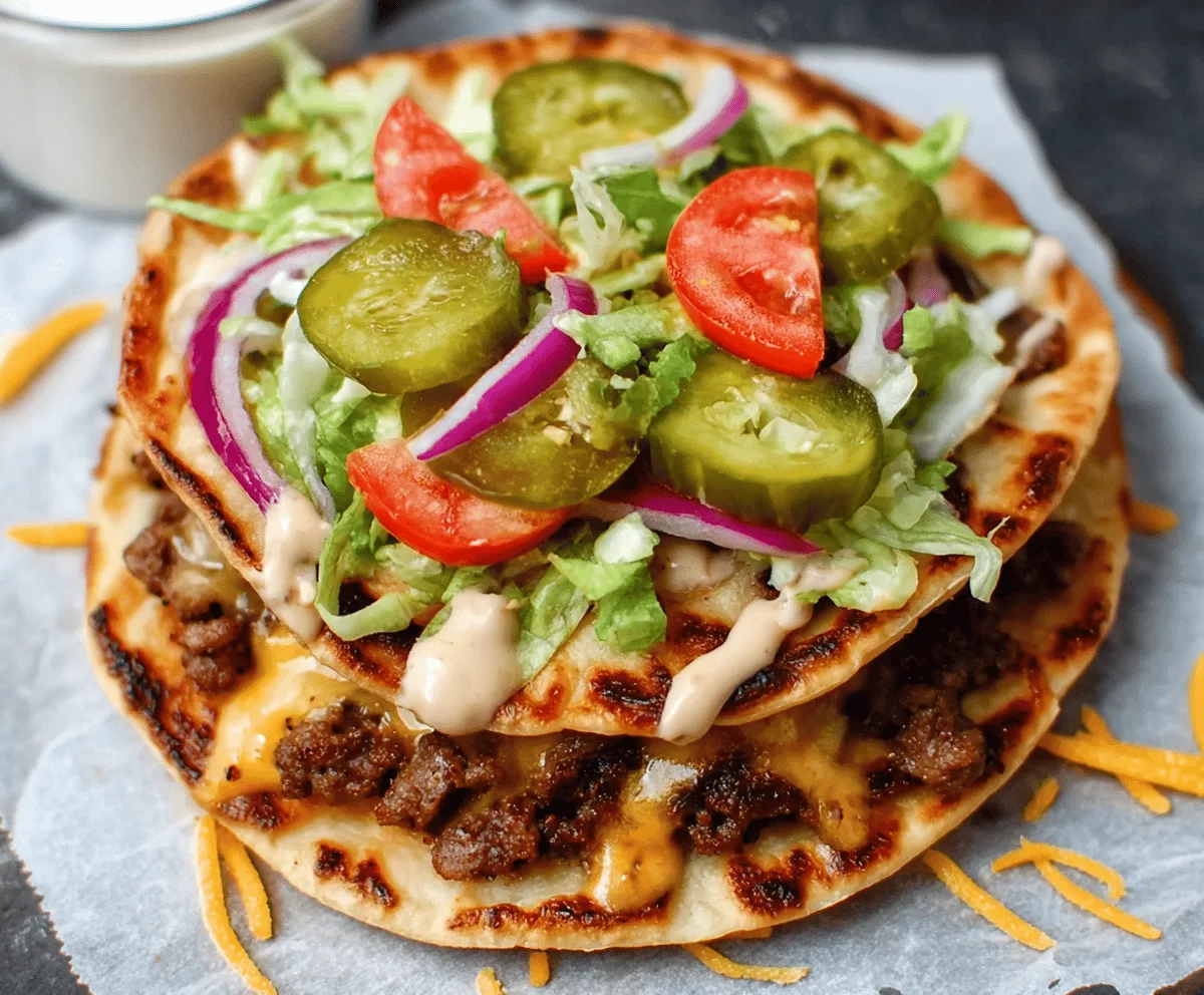 Big Mac Smash Burger Tacos