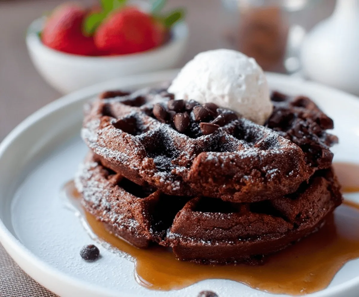 Easy Brownie Waffle Recipe