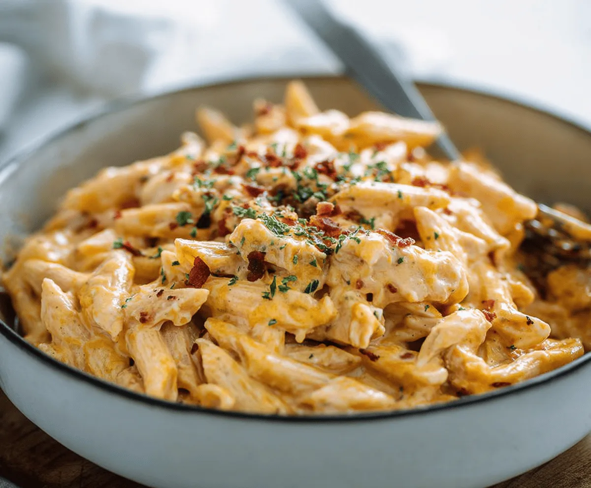 Creamy Cheesy Ranch Chicken Pasta