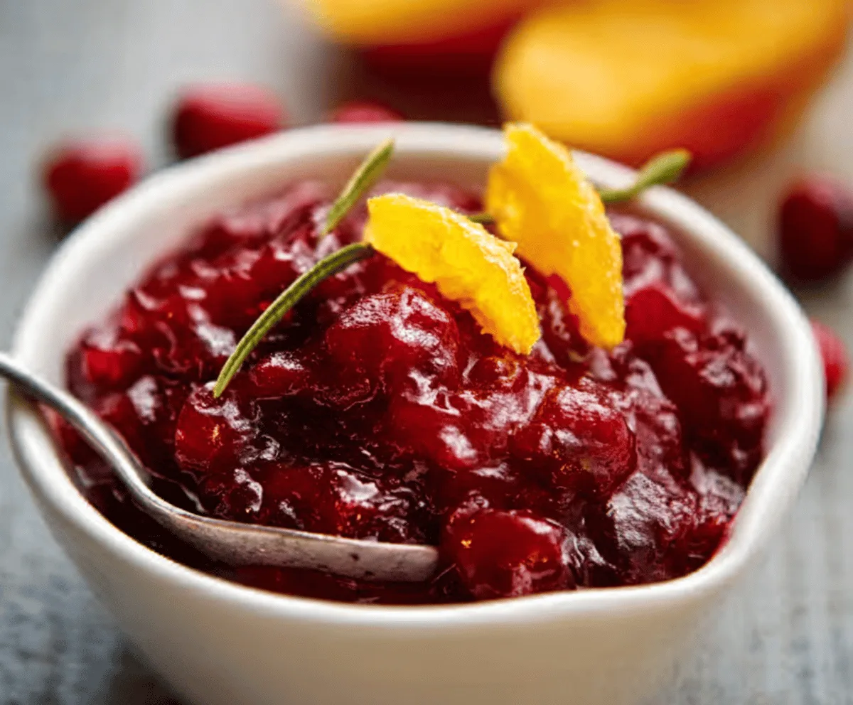 Easy Homemade Cranberry Orange Sauce