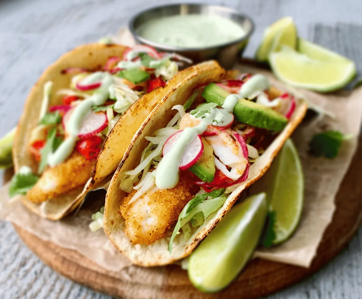 Crispy Baja Fish Tacos in 30 Minutes