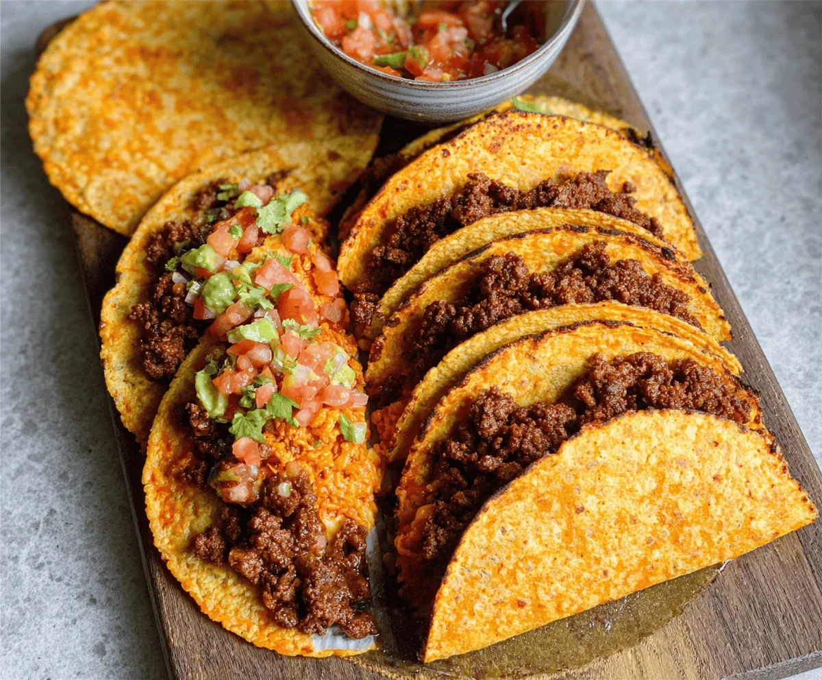 Crispy Baked Beef Tacos