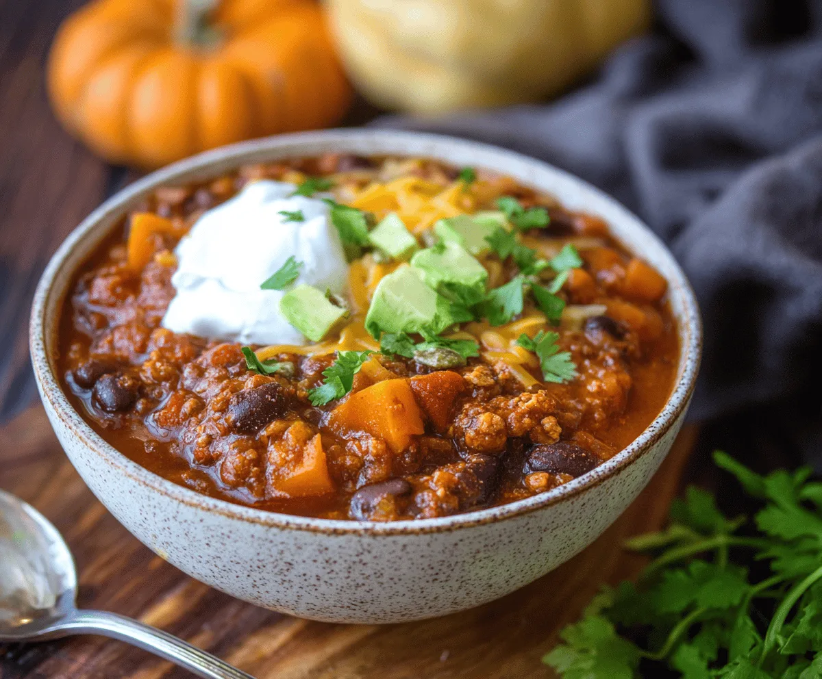 Easy Pumpkin Chili Recipe