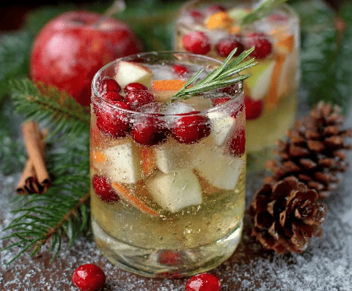 Easy White Christmas Sangria