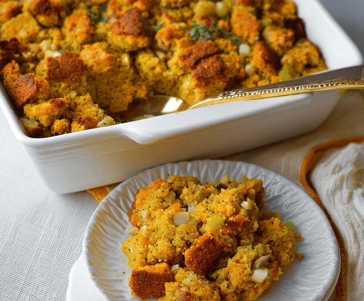Easy Gluten-Free Cornbread Dressing