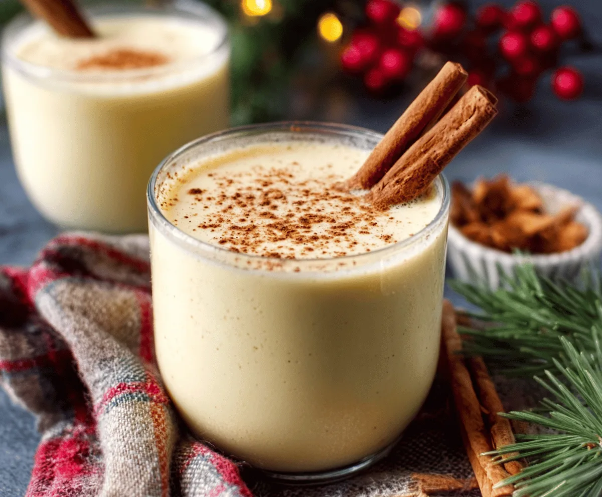 Quick Homemade Eggnog in 5 Minutes