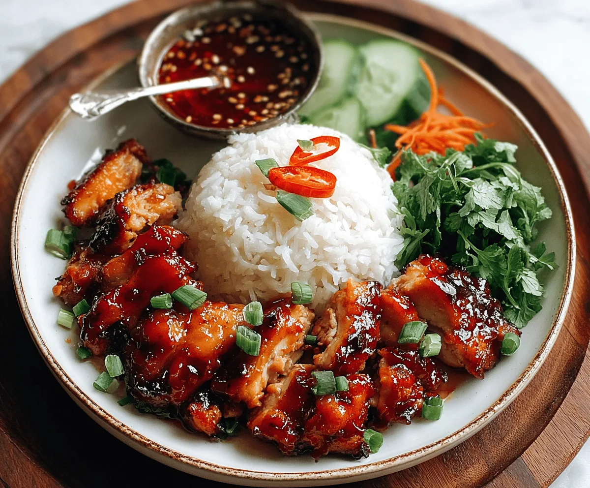 Easy Honey BBQ Chicken Rice