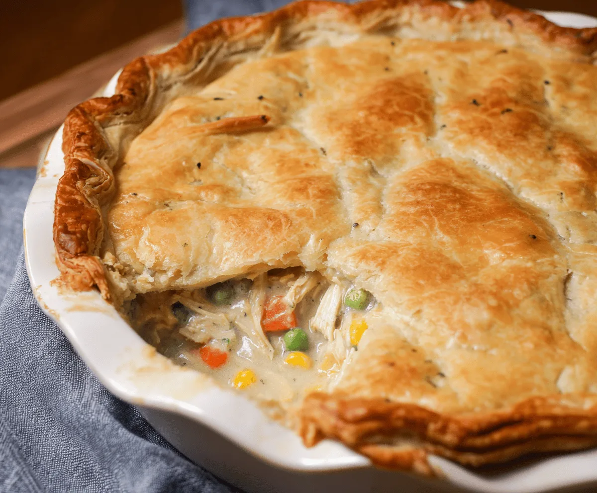 Easy Leftover Turkey Pot Pie Recipe
