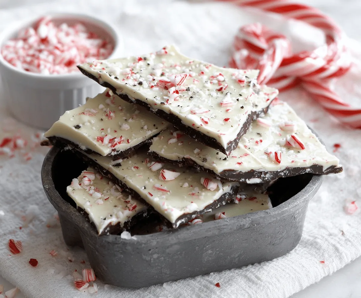 Easy Salted Peppermint Bark Recipe