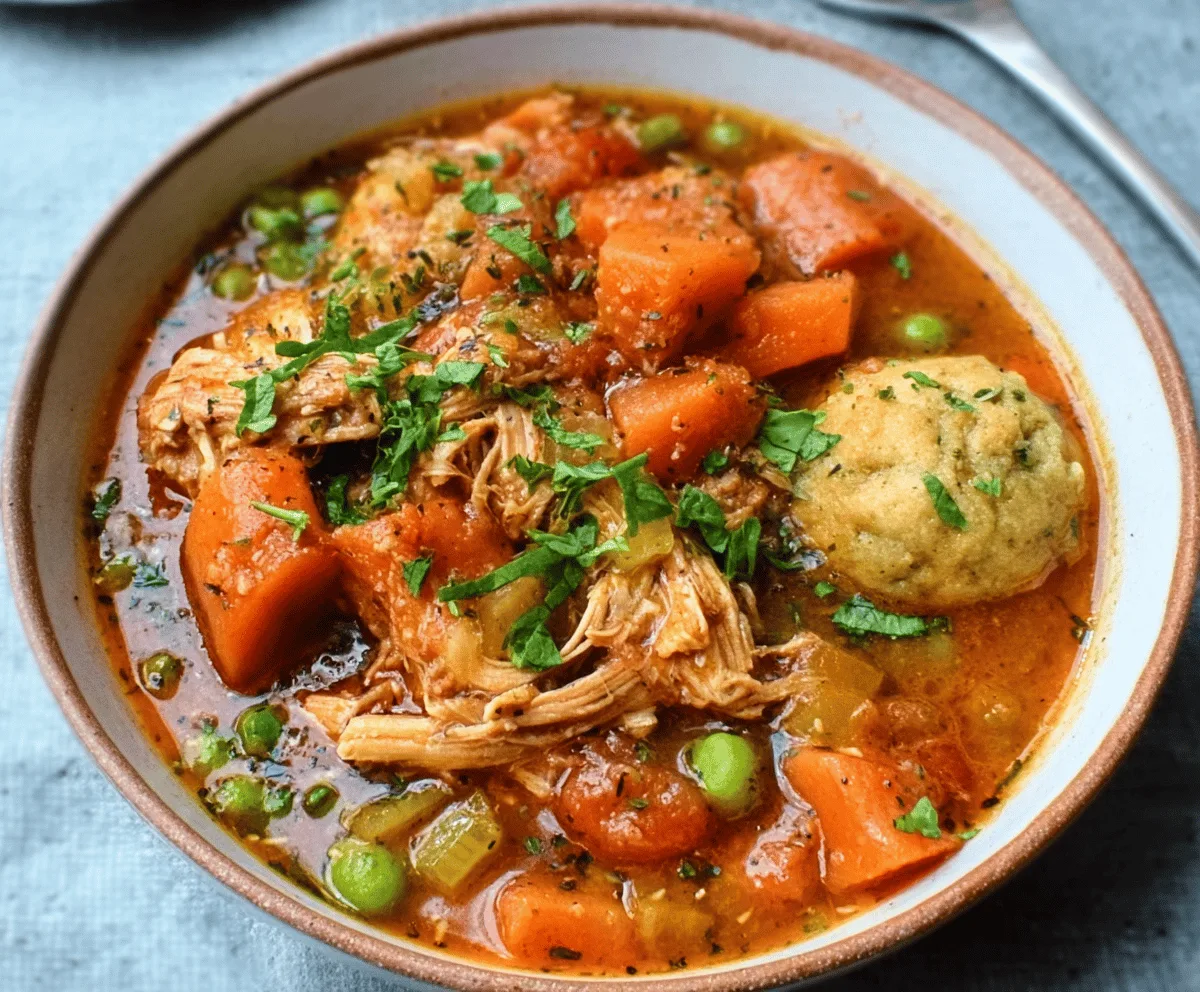 Easy Slow Cooker Chicken Stew