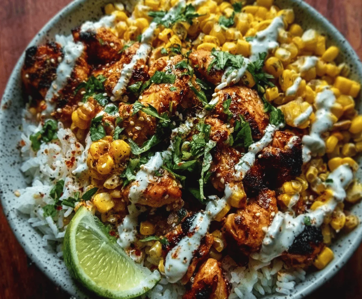 Easy Street Corn Chicken Rice Bowl