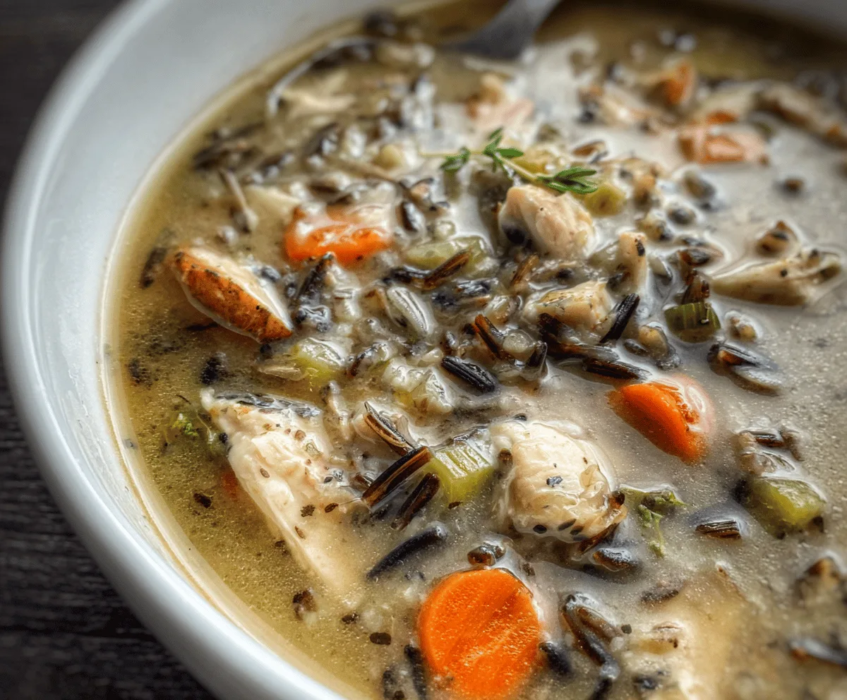 Hearty Turkey Wild Rice Soup