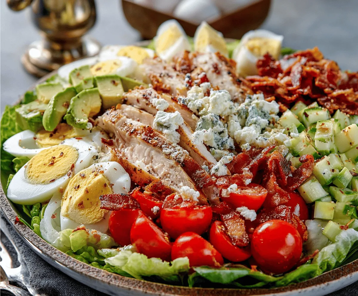 Easy Turkey Cobb Salad Recipe