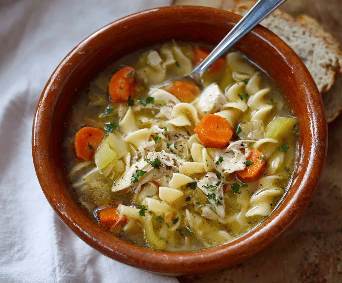 Easy Turkey Noodle Soup Recipe