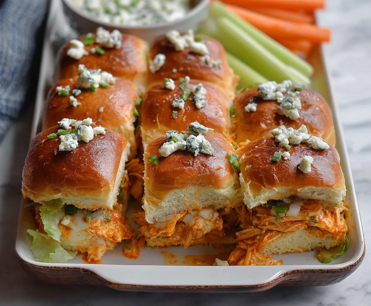 Easy Buffalo Chicken Sliders Recipe