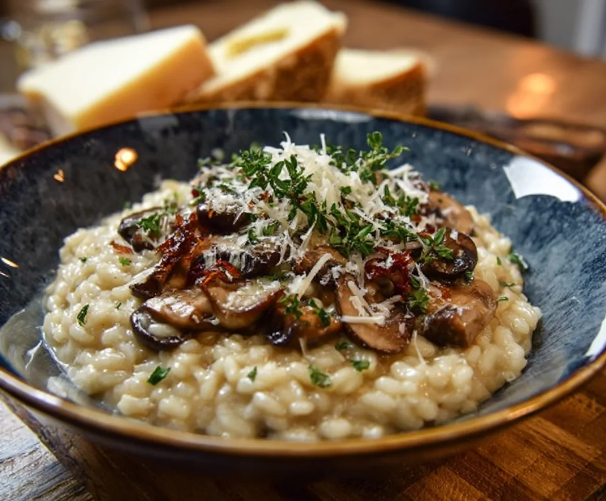 Creamy Mushroom Risotto Recipe