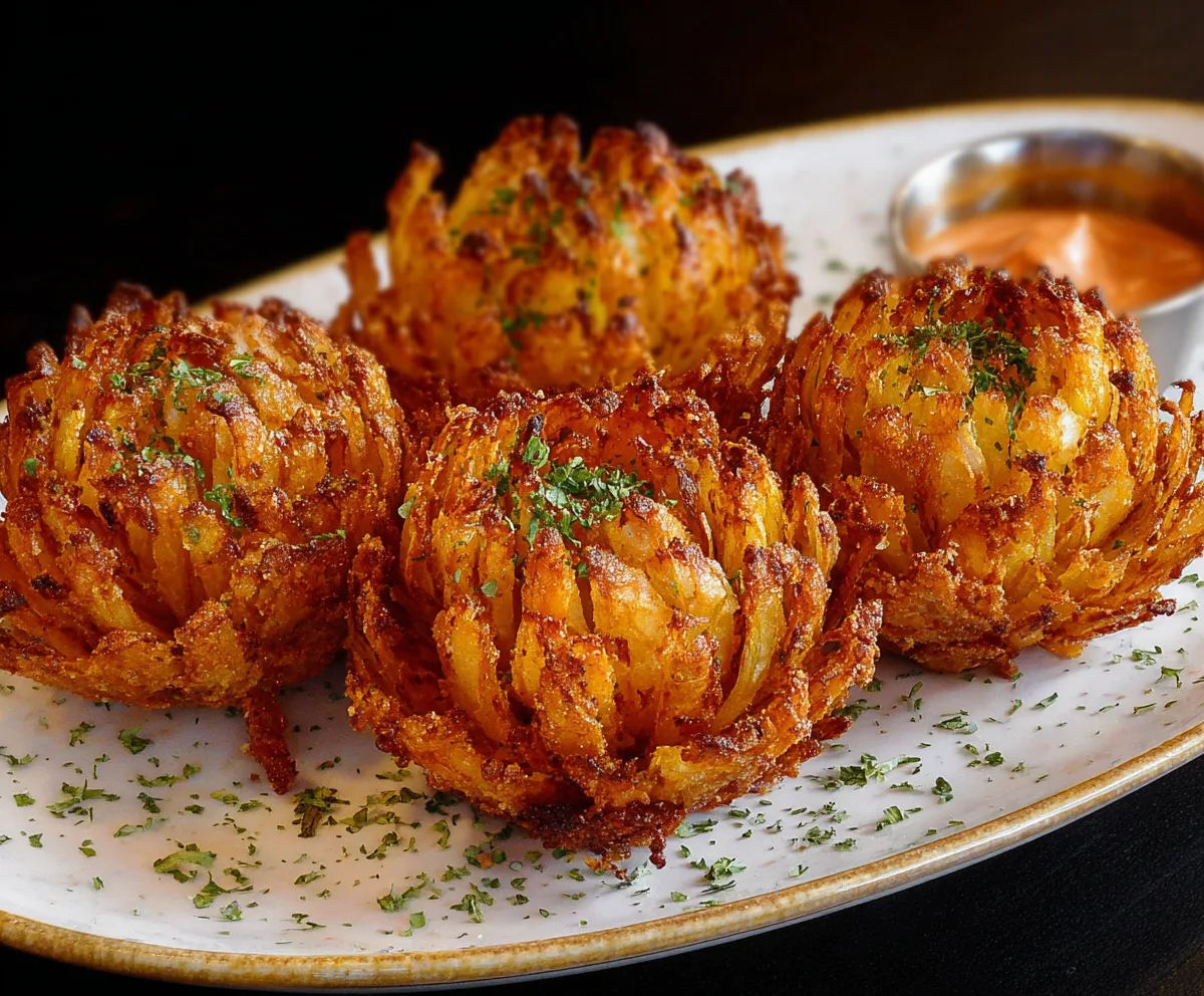 Easy Crispy Blooming Onion