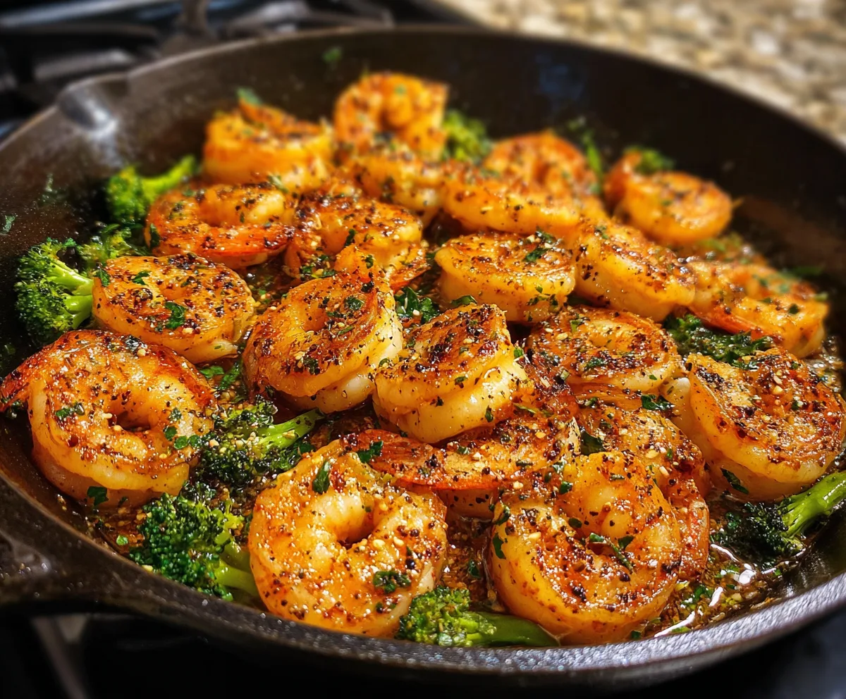 Easy Garlic Butter Shrimp Skillet