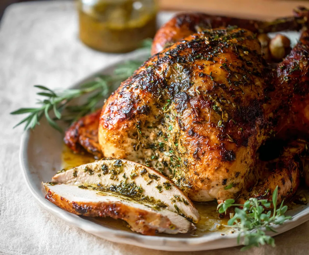 Easy Herb Butter Roasted Turkey