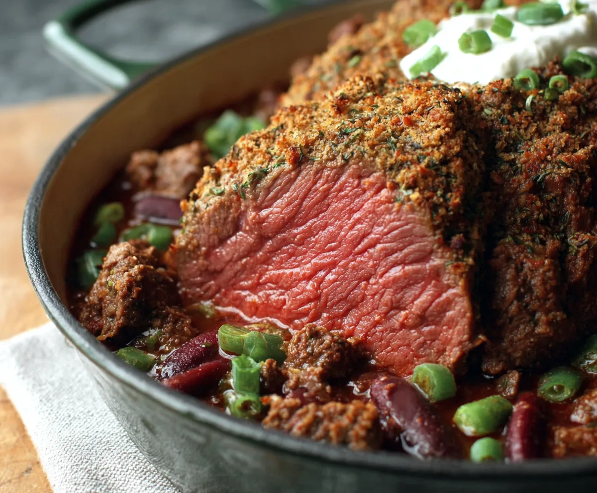 Tasty Herb-Crusted Beef Chili Recipe