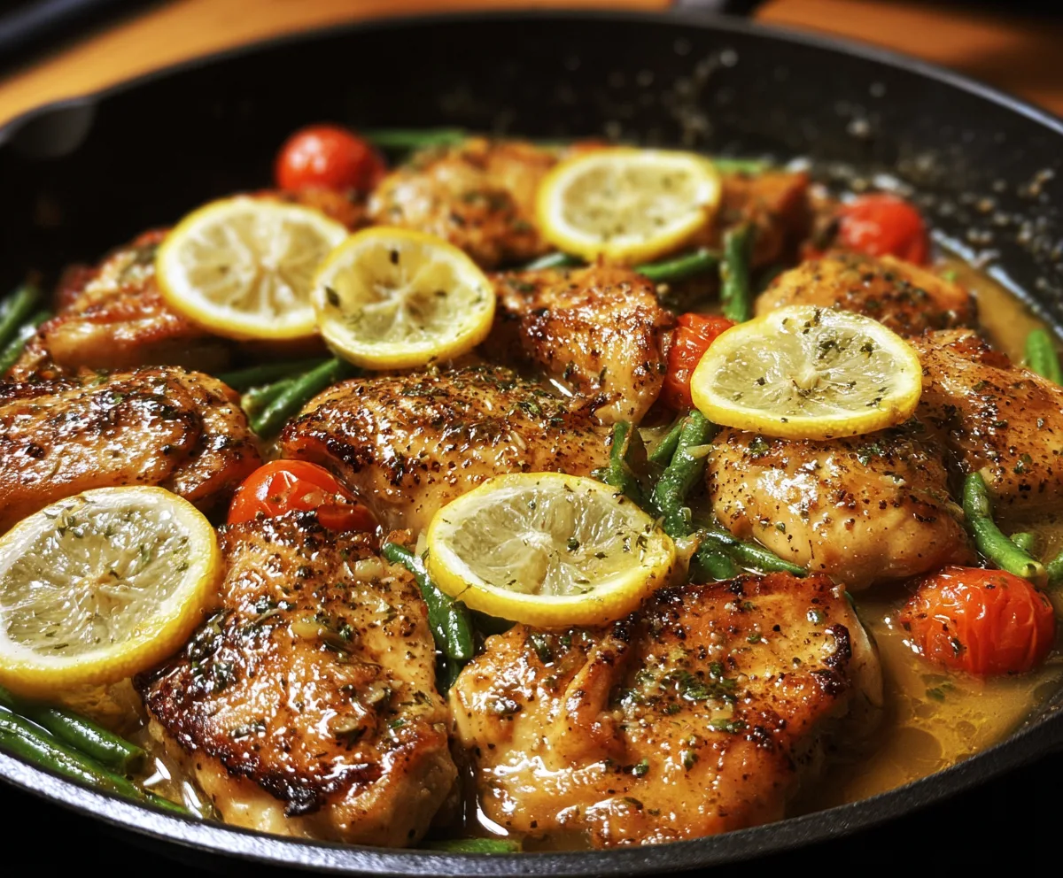 Easy Lemon Butter Chicken Skillet