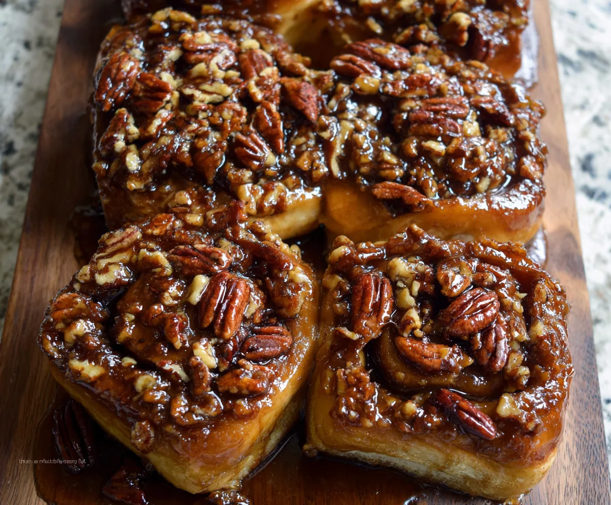Easy Maple Pecan Sticky Buns