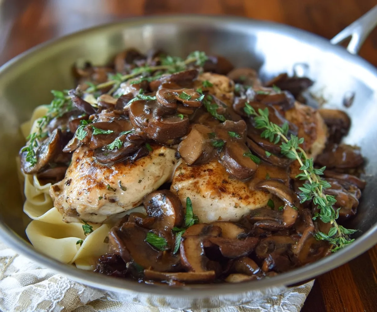 Easy Mushroom Chicken Marsala