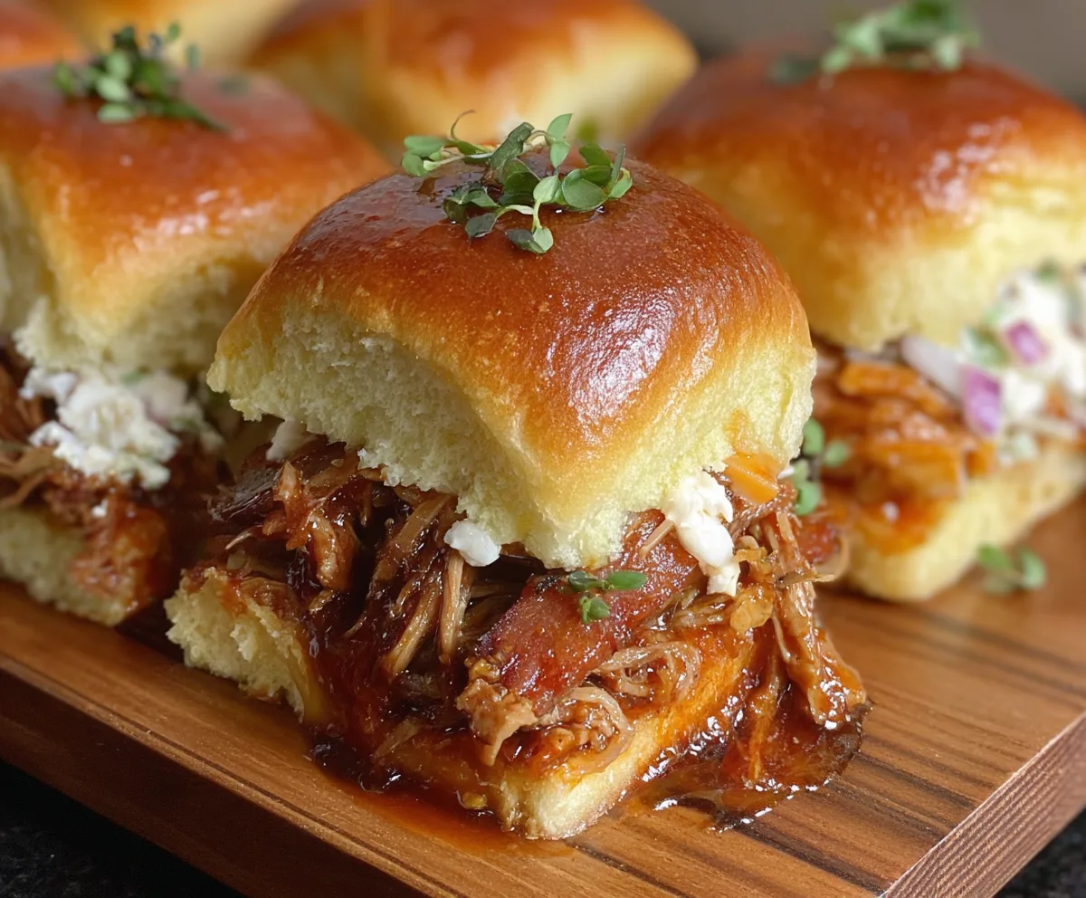 Savory Pulled Pork Sliders Recipe