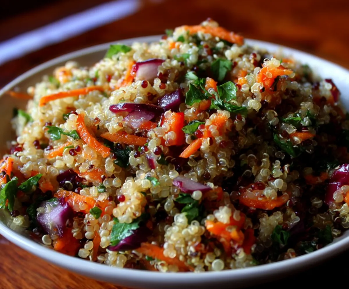 Easy Savory Quinoa Salad Recipe