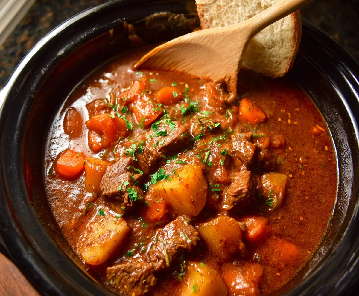 Smoky Crockpot Stew Recipe
