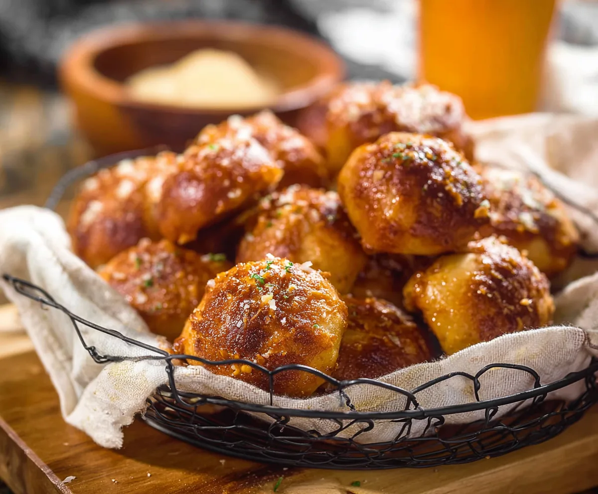 Easy Beer Cheese Pretzel Bites
