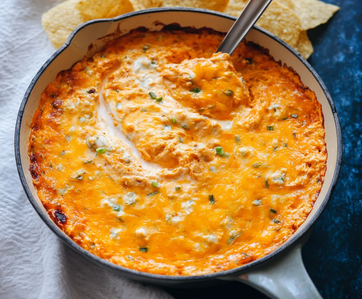 Easy Buffalo Chicken Dip with Ranch