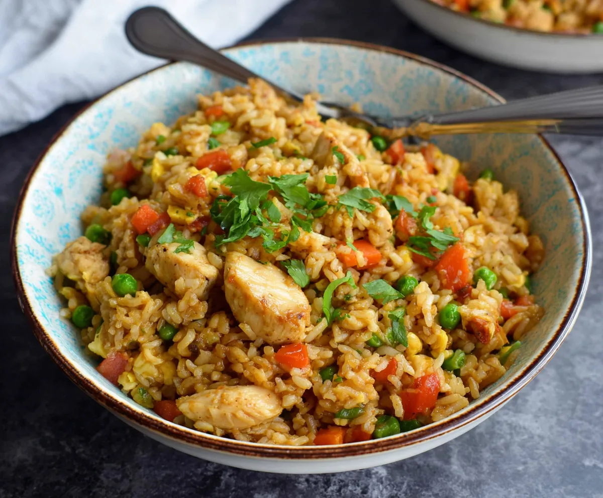Chicken Combination Rice Easy Chicken Fried Rice with Veggies