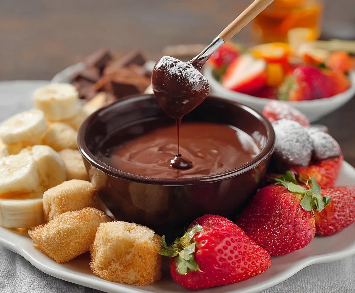 Easy Chocolate Fondue Recipe