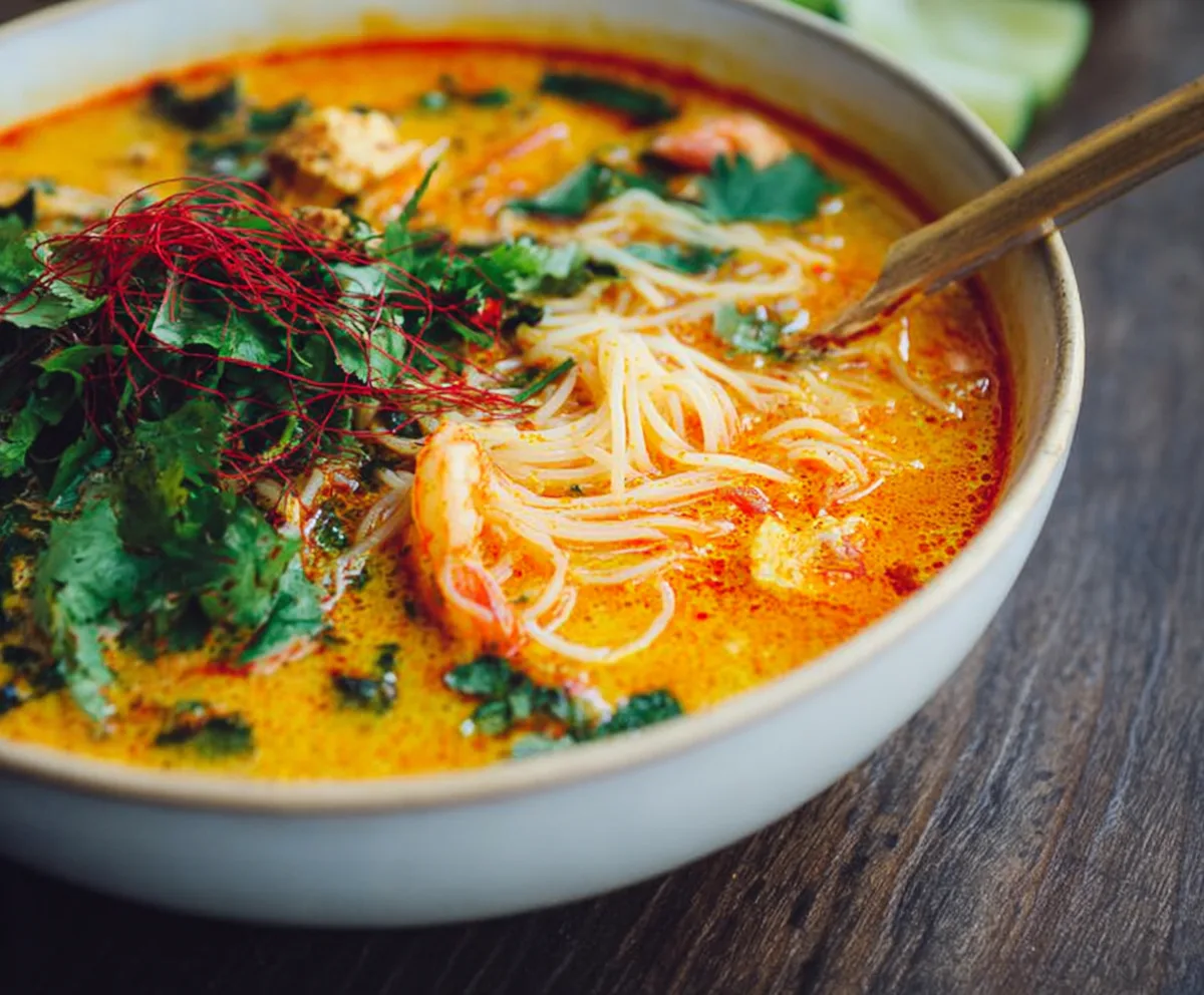 Easy Coconut Curry Noodle Soup